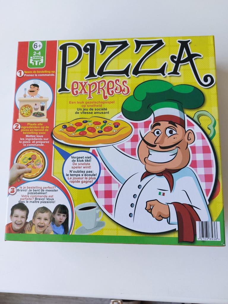 Pizza express. Jeu de société amusant et rapide, Trois ou quatre joueurs, Enlèvement, Utilisé, Toy Town
