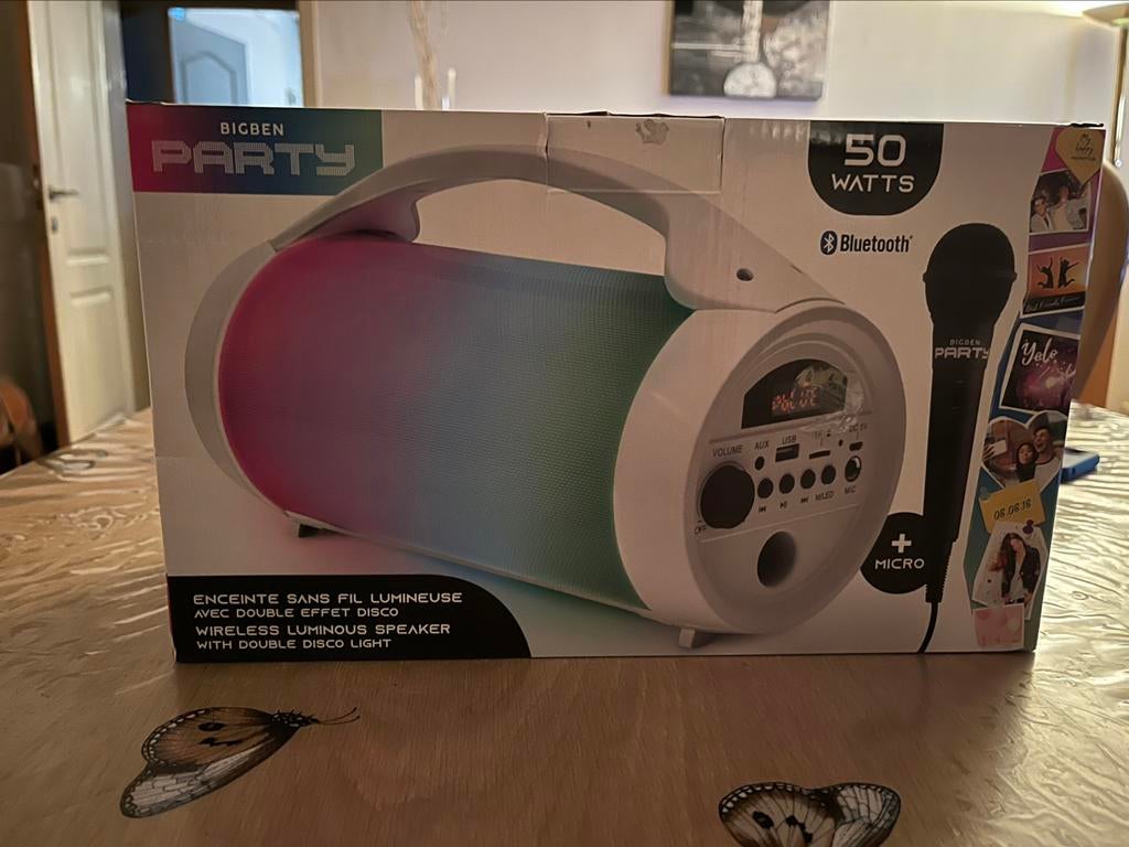 BIGBEN party draadloze speaker, Audio, Tv en Foto, Luidsprekerboxen, Ophalen, Zo goed als nieuw