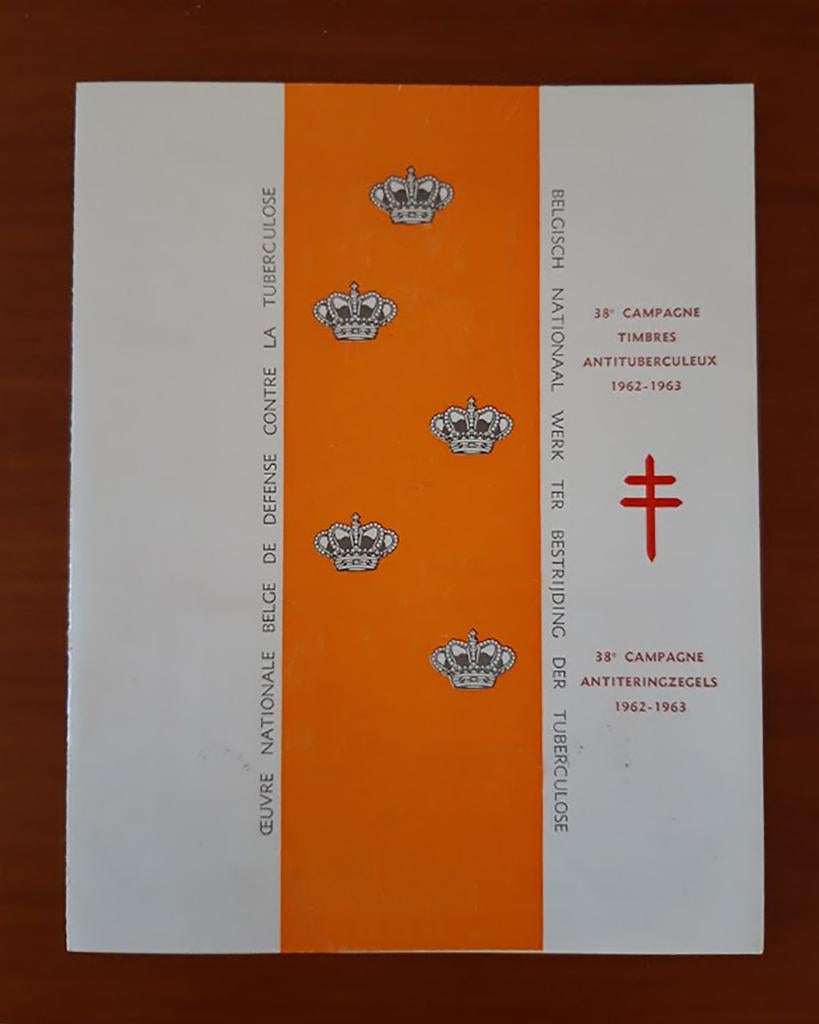Belgium 1962 38ste Campagne Anti-tuberculose 5 Koninginnen, Met stempel, Verzenden, Koninklijk huis, Gestempeld