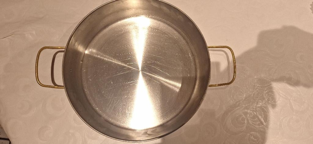 Poêle, Enlèvement ou Envoi, Comme neuf, Inox, Poêle à frire ou Sauteuse