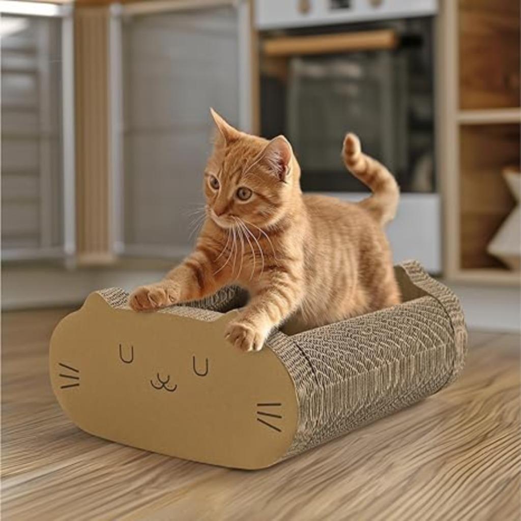 Grattoir pour chat | griffoir en carton | Nouveau, Animaux & Accessoires, Meubles griffoirs pour chats, Neuf, Griffoir, Envoi