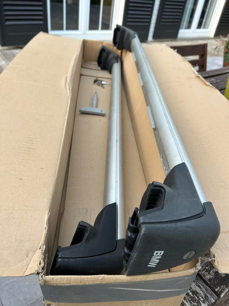 Barres de toit porte baggage BMW d’origine, Enlèvement, Comme neuf
