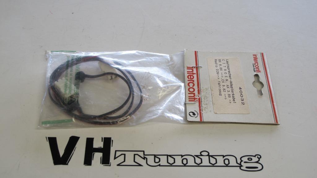 Citroen AX /BX CX interconti luidspreker adapterkabel 40032, Ophalen, Nieuw