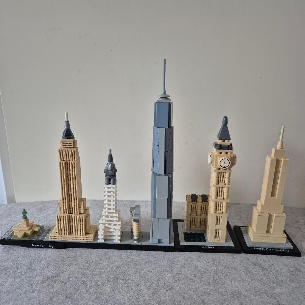 Lego architecture, Big Ben, New York, Empire State building, Kinderen en Baby's, Speelgoed | Duplo en Lego, Ophalen of Verzenden