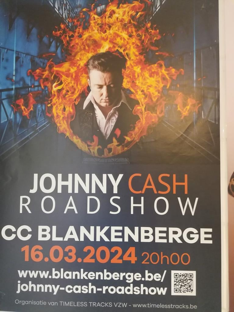 Poster affiche Johnny Cash, Verzenden