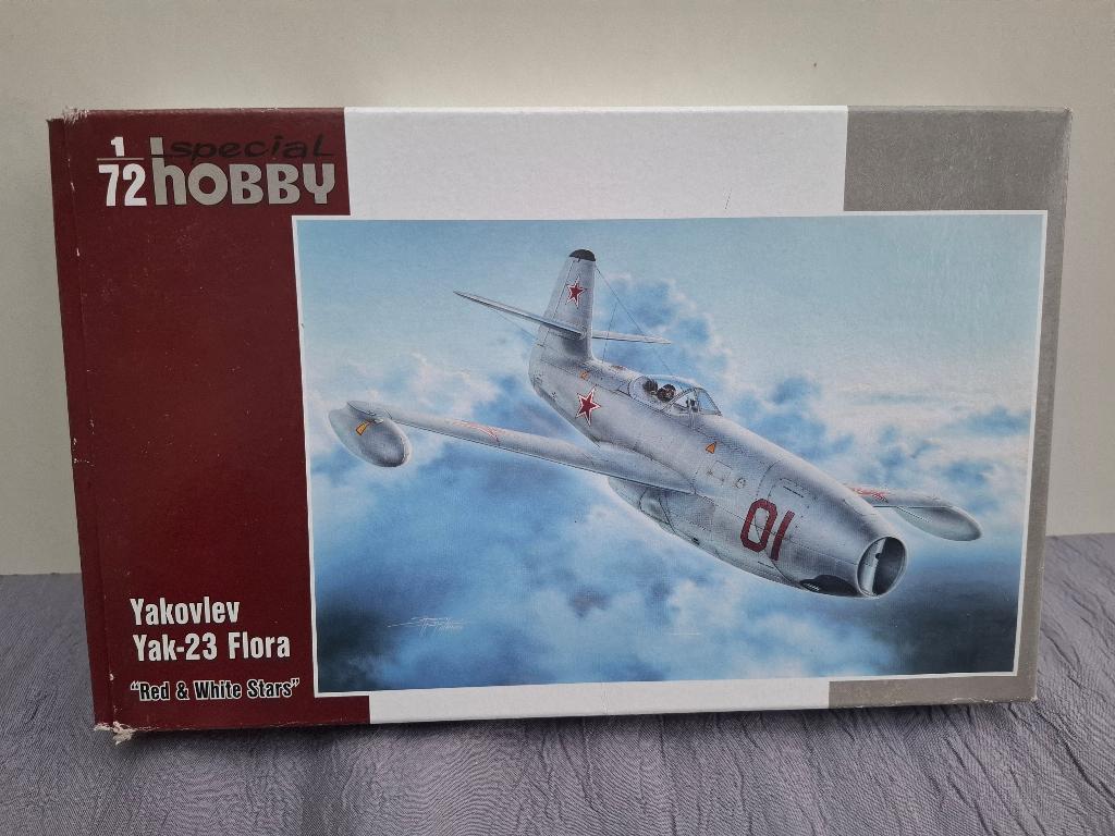SPECIALE HOBBY YAKOVLEV YAK-23 FLORA SH 72248 1/72, Overige merken, 1:72 tot 1:144, Ophalen of Verzenden, Zo goed als nieuw