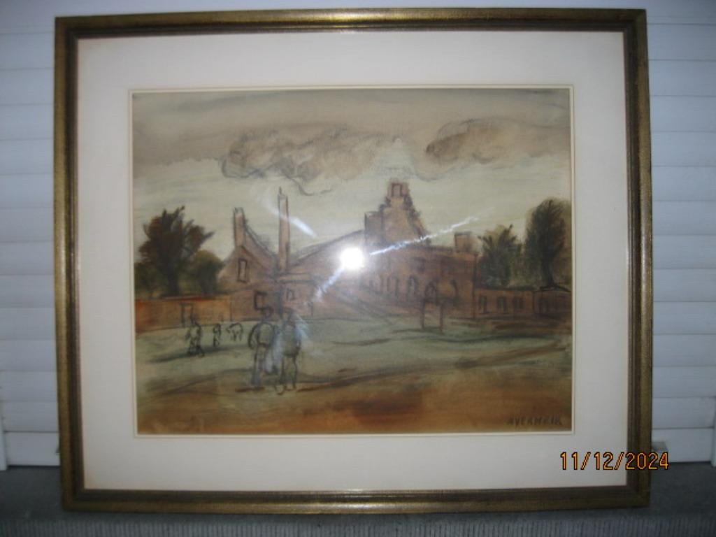 Alfons Vermeir gemengde techniek, Ophalen