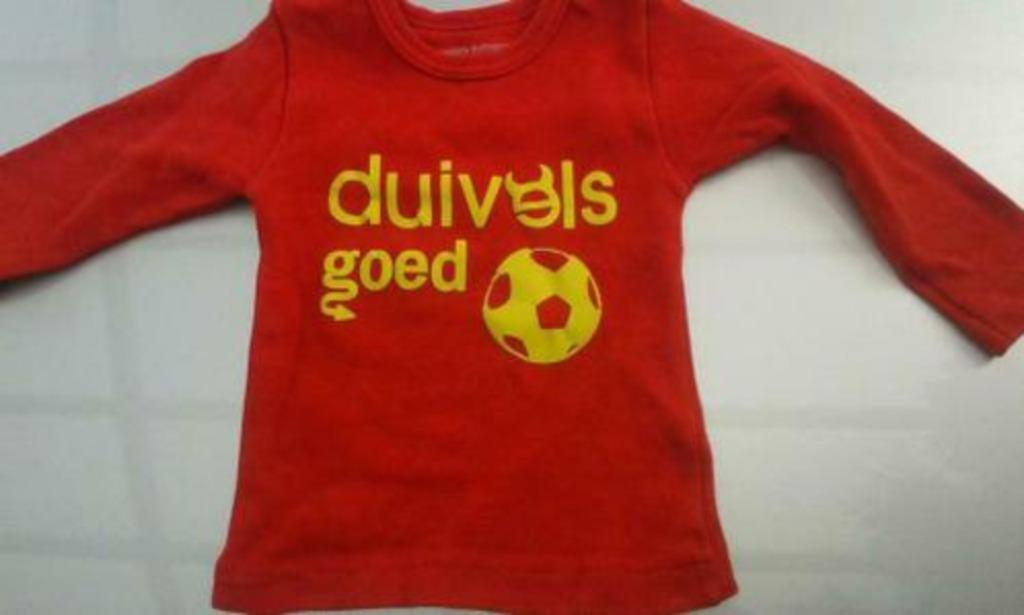 Support de Rode Duivels, Maat XS of kleiner, Ophalen of Verzenden, Nieuw, Shirt