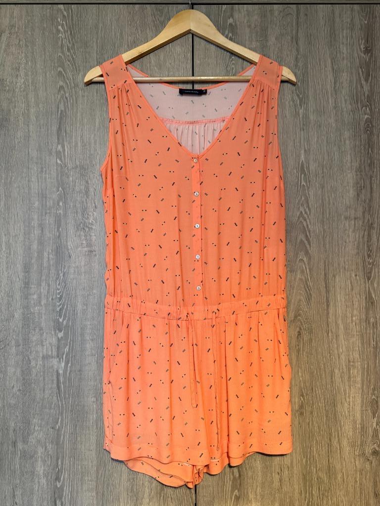 Oranje playsuit Terre Bleue (maat 38), Kleding | Dames, Jumpsuits, Nieuw, Maat 38/40 (M), Oranje, Ophalen of Verzenden