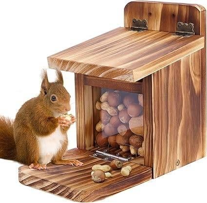 houten voederstation voor eekhoorns | GRATIS LEVERING, Jardin & Terrasse, Maisons & Bains d'oiseaux, Neuf, Envoi