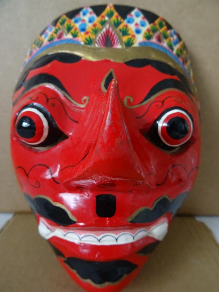 Masque Indonésie masque indonésien masque en bois vintage, Enlèvement ou Envoi