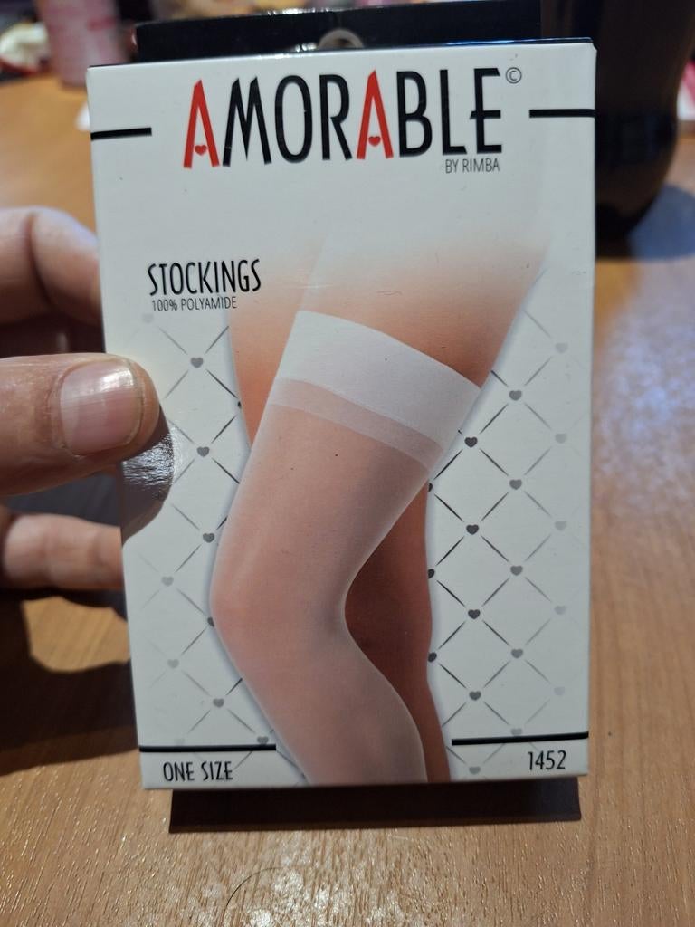 Amorable, niet zelfophoudende kousen,one size,, Kleding | Dames, Amorable, Wit, Nieuw, Overige maten