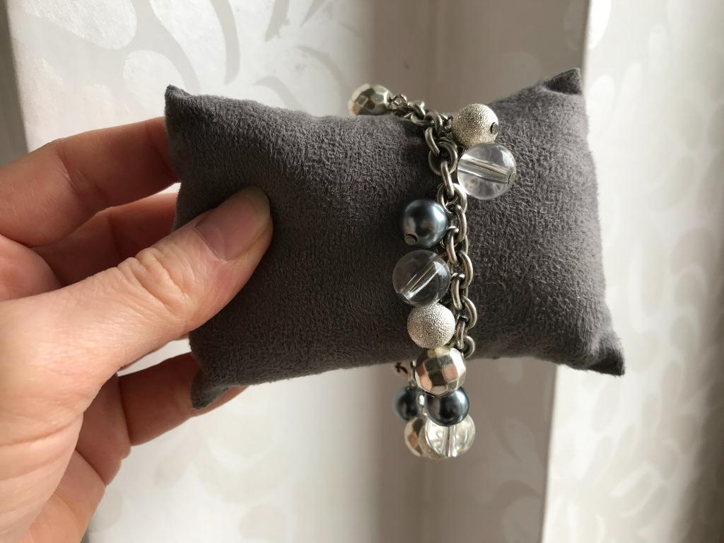 Bracelet à breloques American Eagle, Enlèvement ou Envoi, Utilisé, Bleu, Argent