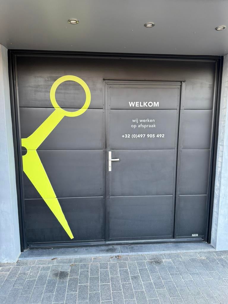 Sectionaal poort met deur, Doe-het-zelf en Bouw, Ophalen, Gebruikt
