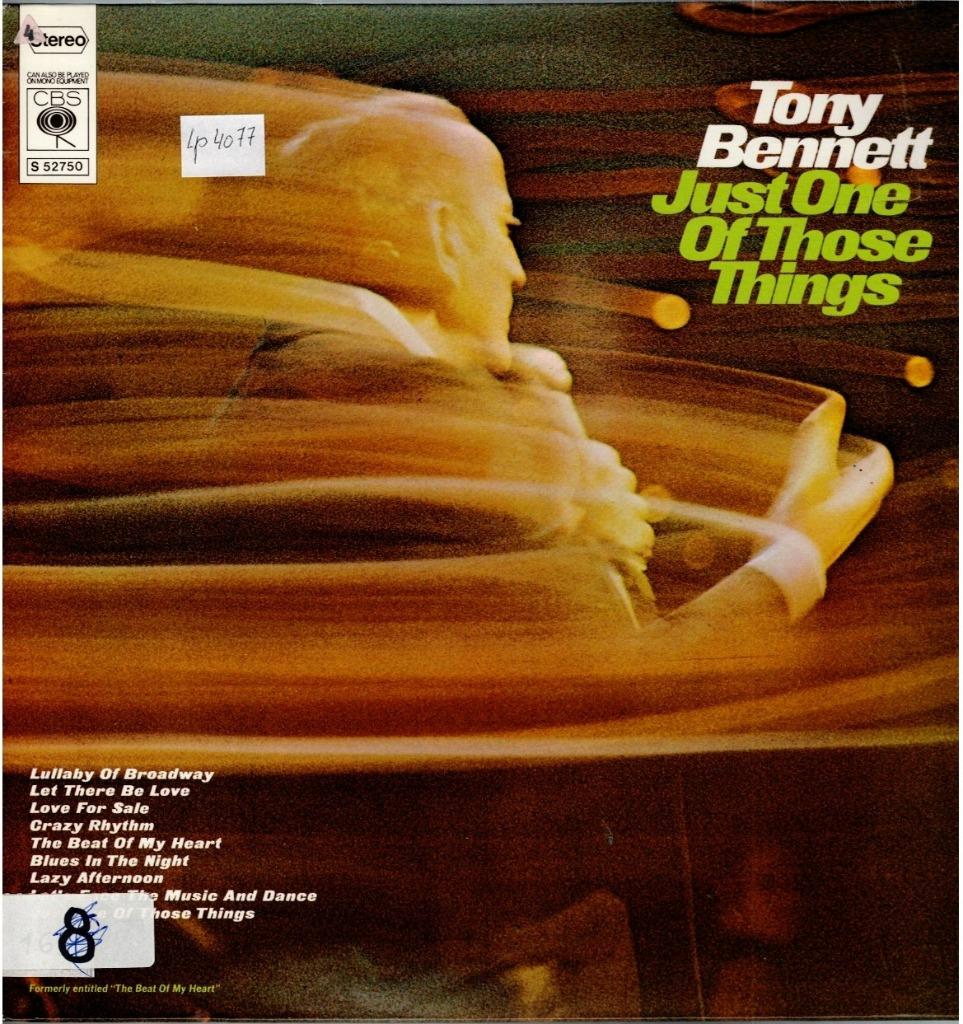 Vinyl, LP   -   Tony Bennett – Just One Of Those Things, Enlèvement ou Envoi, Autres formats