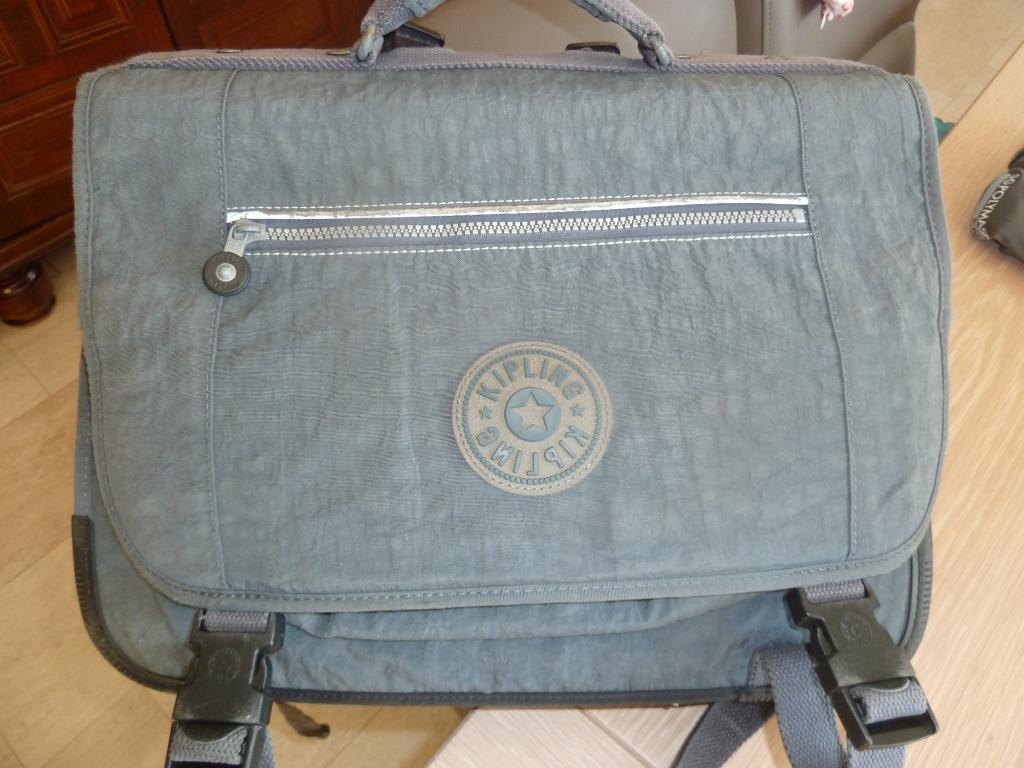 boekentas Kipling, Ophalen of Verzenden, Gebruikt, Grijs, Schoudertas
