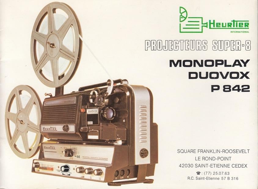 Projecteur Super 8mm Sonore HEURTIER, Enlèvement, Projecteur