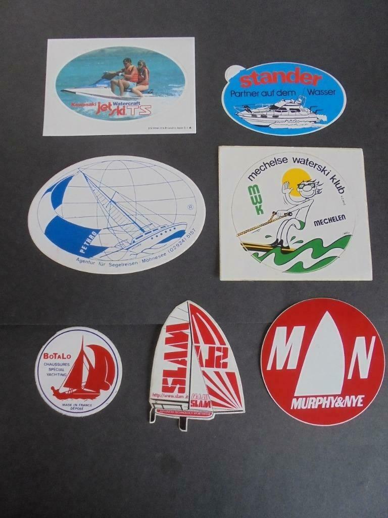 stickers watersport zeilen waterski, Ophalen of Verzenden, Nieuw, Sport