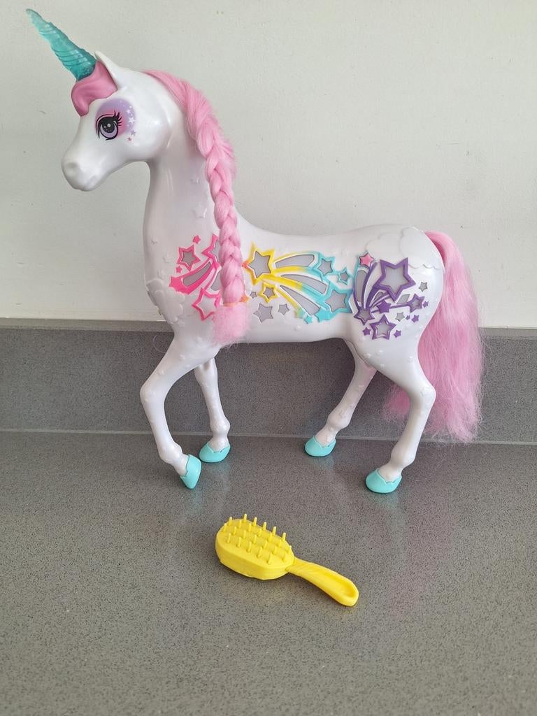 Barbie dreamtopia unicorn met licht en geluid, Ophalen of Verzenden, Zo goed als nieuw, Barbie