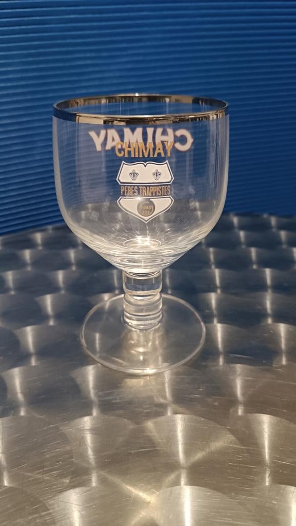 Verre Chimay 18cl cl pères trappistes Chimay blanche, Ophalen of Verzenden, Zo goed als nieuw