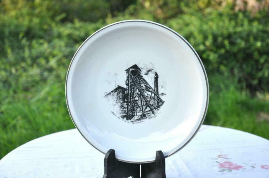 § assiette decorative bois de cazier marcinelle, Enlèvement ou Envoi