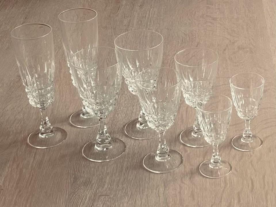 24 delig kristallen glasservies Christal d’Arc, Ophalen