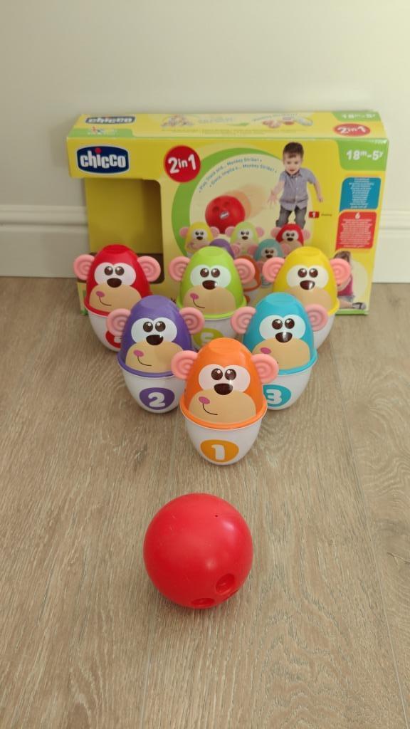 Chicco Monkey Strike Fit en Fun bowling, Kinderen en Baby's, Ophalen of Verzenden, Zo goed als nieuw, 4 tot 6 jaar