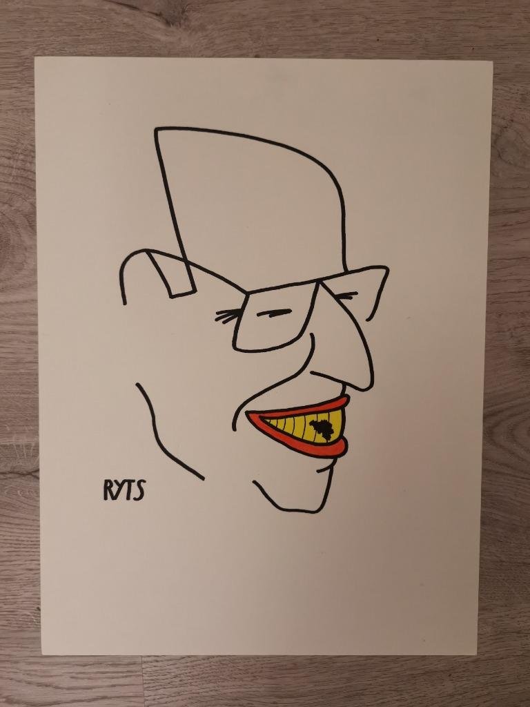 3 karikaturen uit de oude doos, Antiek en Kunst, Ophalen
