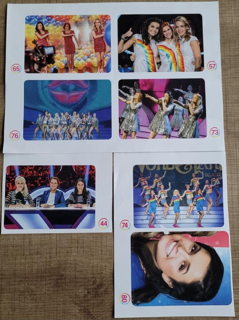 K3: 7 stickers, Ophalen of Verzenden, Zo goed als nieuw, Film, Tv of Omroep