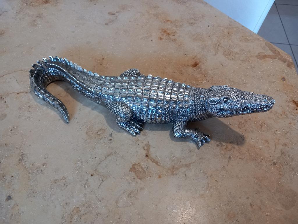 Crocodile en métal, Maison & Meubles, Enlèvement ou Envoi, Comme neuf