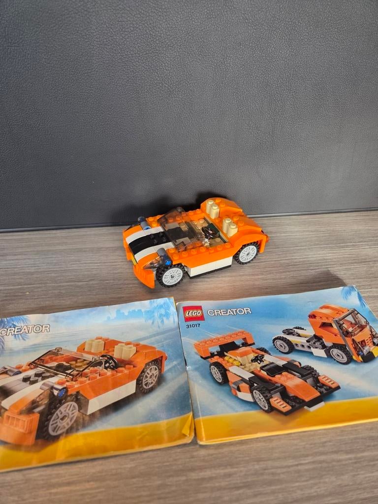 décapotable orange du set de construction LEGO Creator 3-en-, Enlèvement, Comme neuf, Lego