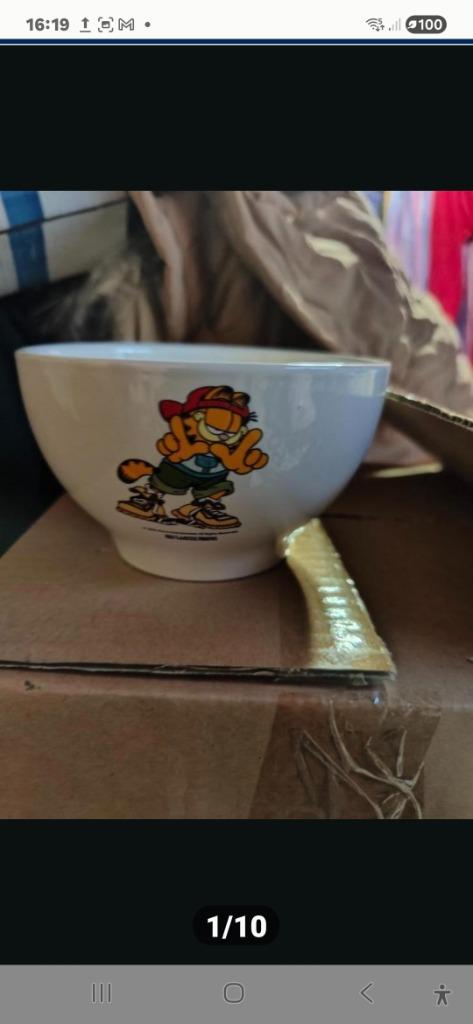 Garfield kommen 4 stuks, Verzamelen, Ophalen of Verzenden, Garfield, Nieuw, Overige typen