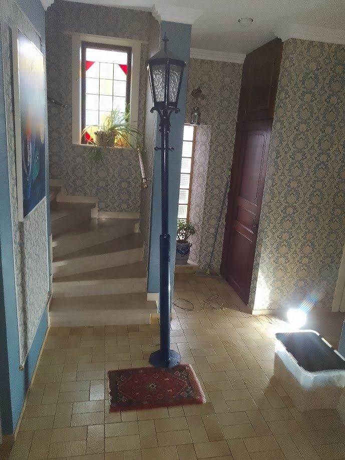Lanterne extérieure sur mât, Jardin & Terrasse, Éclairage extérieur, Comme neuf, Lampe au sol, Acier, Alimentation secteur, Résistant à l'eau