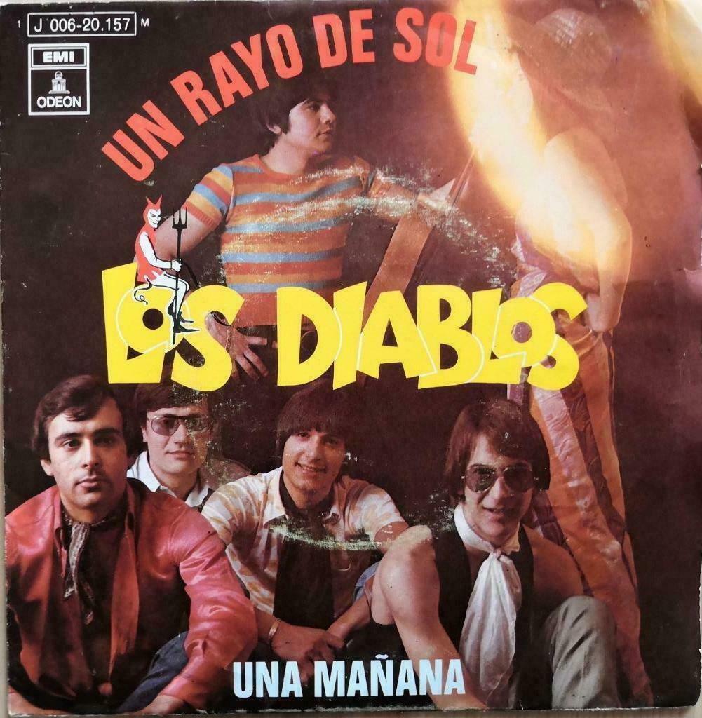 LOS DIABLOS - Un rayo de sol (single), Ophalen of Verzenden, Gebruikt, Pop