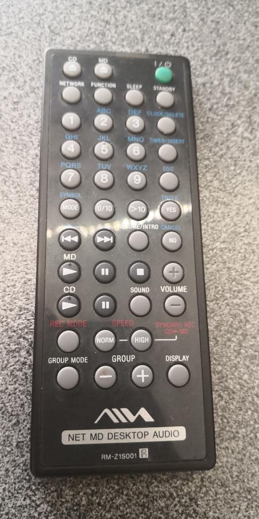 aiwa afstandsbediening RM-Z1S001, Verzenden, Gebruikt, Origineel, Mediaspeler