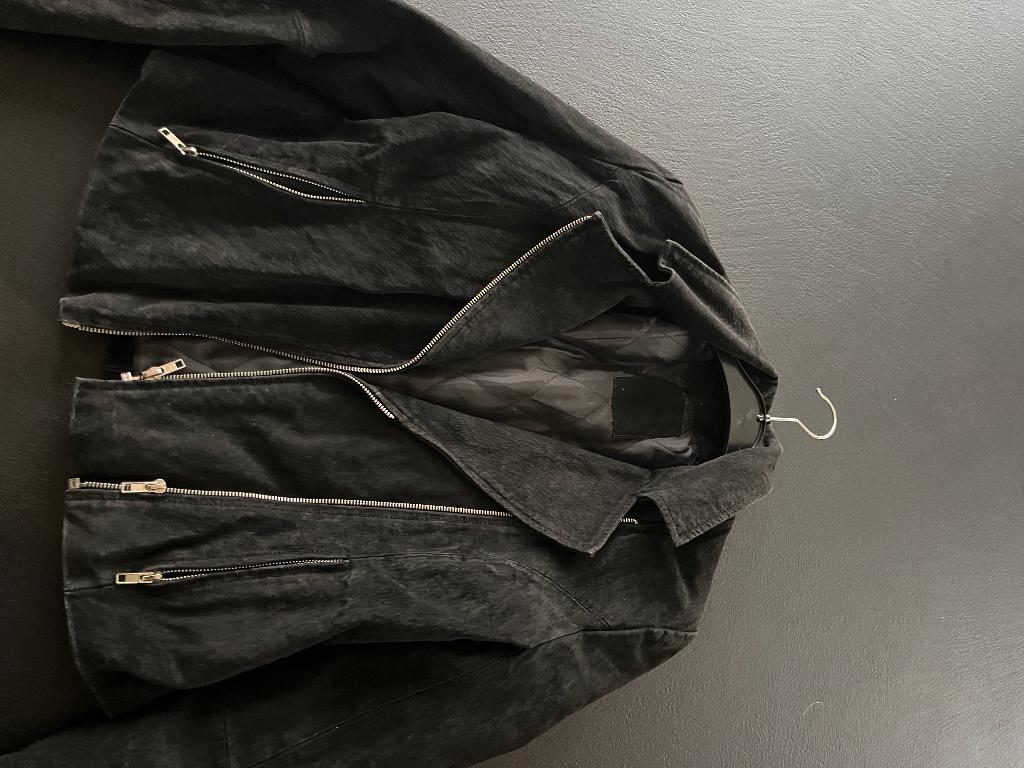 Zwarte geklede korte jas, Kleding | Dames, Zwart, Zo goed als nieuw, CKS, Ophalen