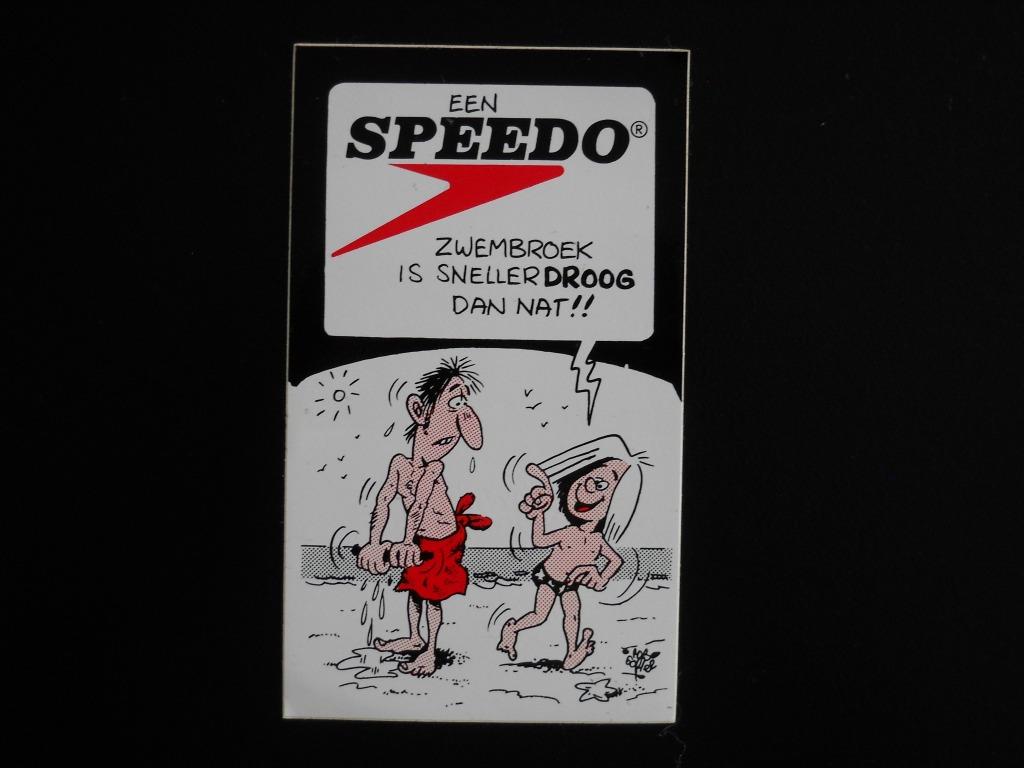 sticker Een Speedo zwembroek is sneller droog dan nat, Ophalen of Verzenden, Nieuw, Sport