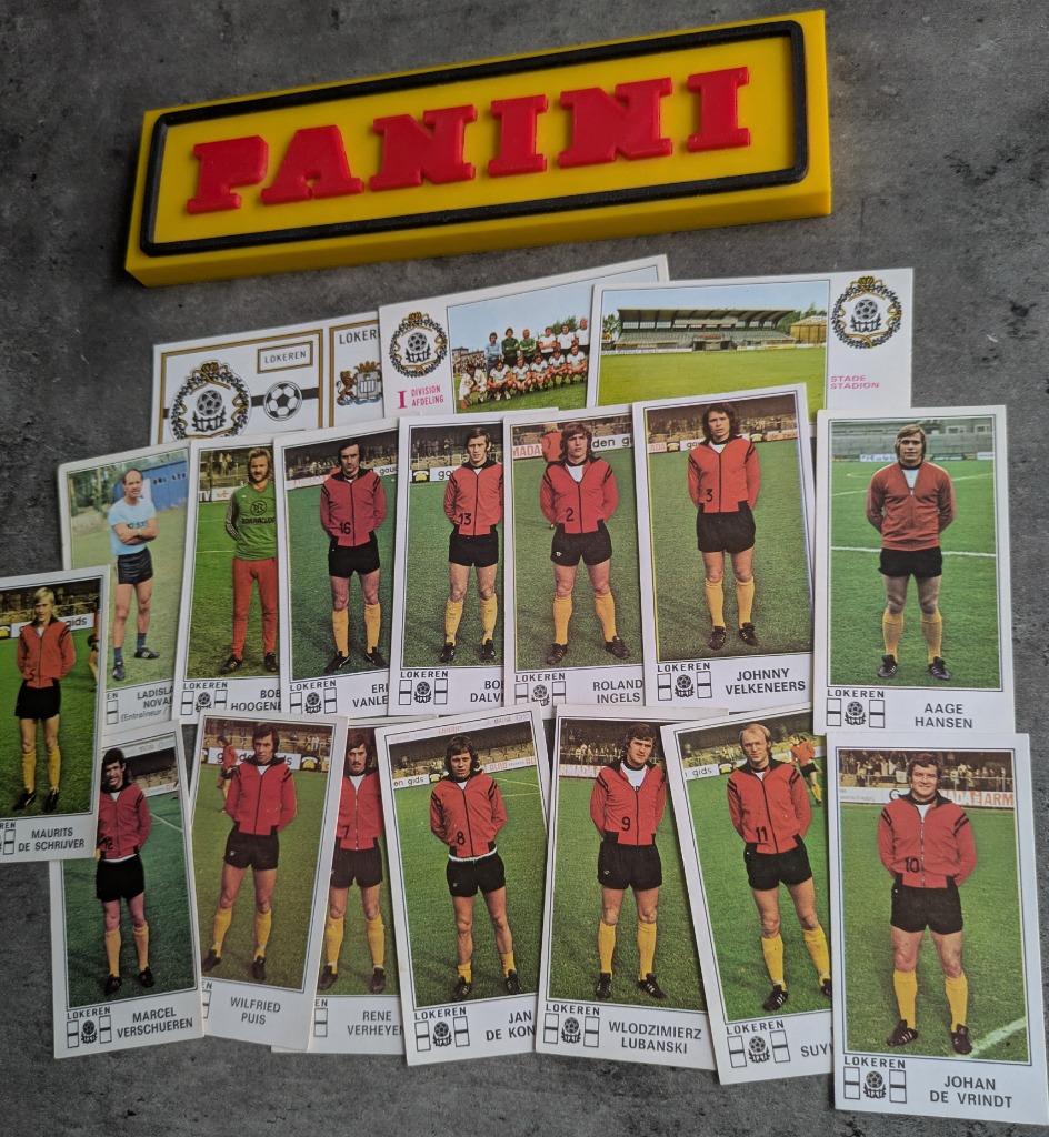 PANINI FOOTBALL 76 voetbal  LOKEREN SK 18x STICKERS 1976, Verzenden
