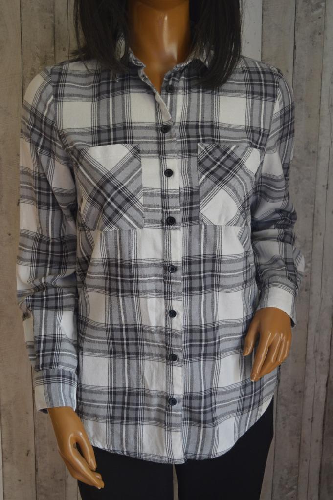 New look geruit hemd wit grijs 34, Kleding | Dames, Overige kleuren, New Look, Ophalen of Verzenden, Zo goed als nieuw