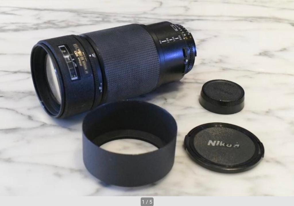 Nikon 80-200mm/2.8 AF ED telelens met etui, Ophalen of Verzenden, 1980 tot heden, Lens of Lenzen