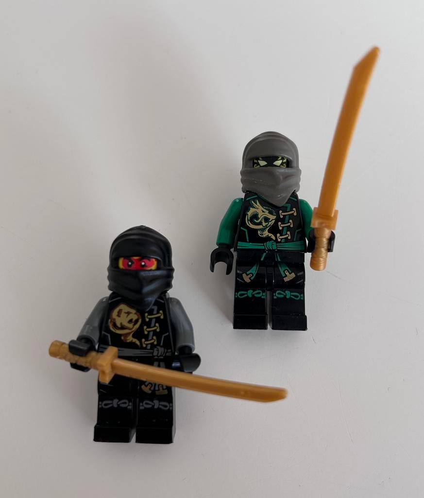 Lego Ninjago minifig duo, Kinderen en Baby's, Speelgoed | Duplo en Lego, Verzenden, Zo goed als nieuw, Losse stenen, Lego
