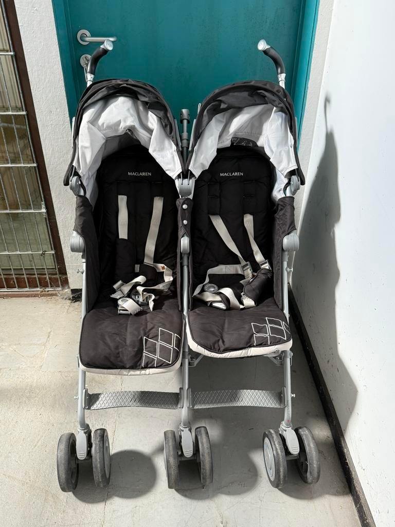 Tweezitskinderwagen Maclaren twin techno, Kinderen en Baby's, Ophalen, Gebruikt, Kinderwagen of Buggy