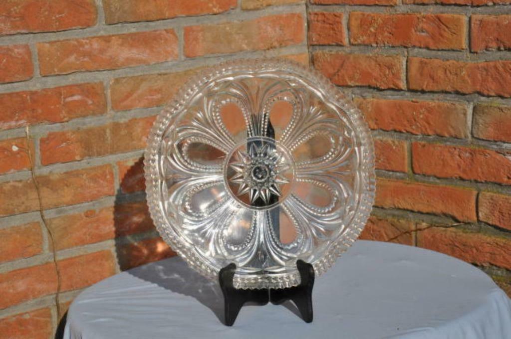 §plat a tarte verre moulé centre étoile, Enlèvement ou Envoi