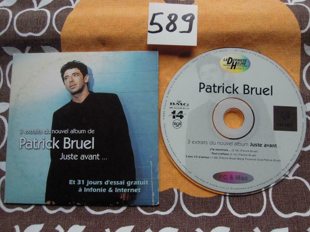 CD 3 extras Du Nouvel Album De Patrick Bruel Juste 1999 pop, Enlèvement ou Envoi, Utilisé