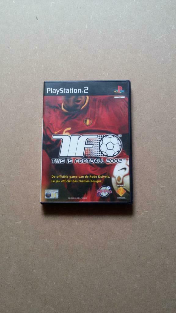PS2 game: This is Football 2002, Enlèvement ou Envoi, 2 joueurs, À partir de 7 ans, Utilisé