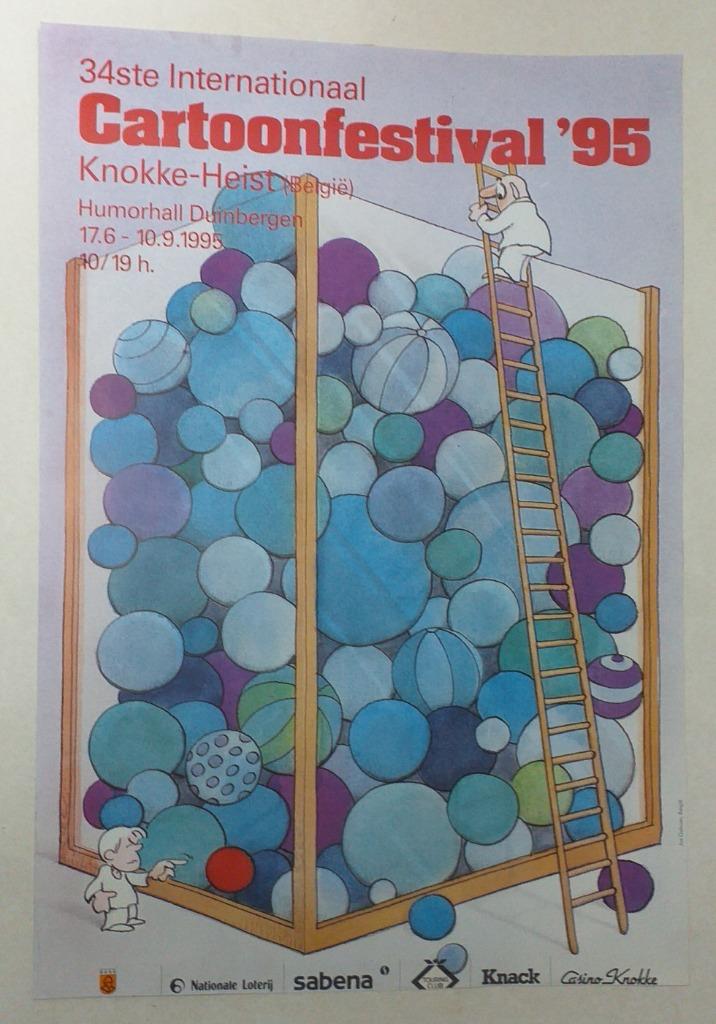 Affiche du festival de bande dessinée de Knokke-Heist 1995, Enlèvement ou Envoi