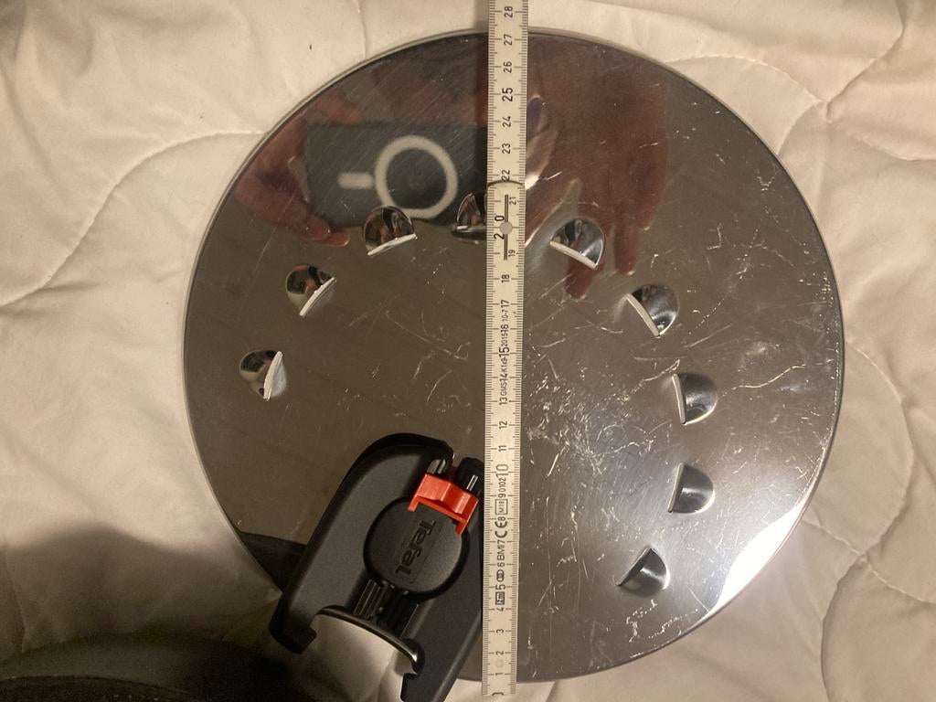Wok tefal ingenio 28 cm induction avec couvercle et poignée, Enlèvement ou Envoi, Aluminium, Comme neuf, Plaques à induction
