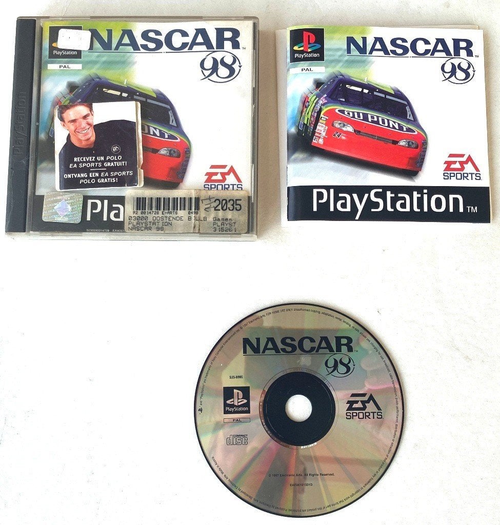 Nascar 98 (Playstation 1)., Games en Spelcomputers, Games | Sony PlayStation 1, 2 spelers, Ophalen of Verzenden, Gebruikt
