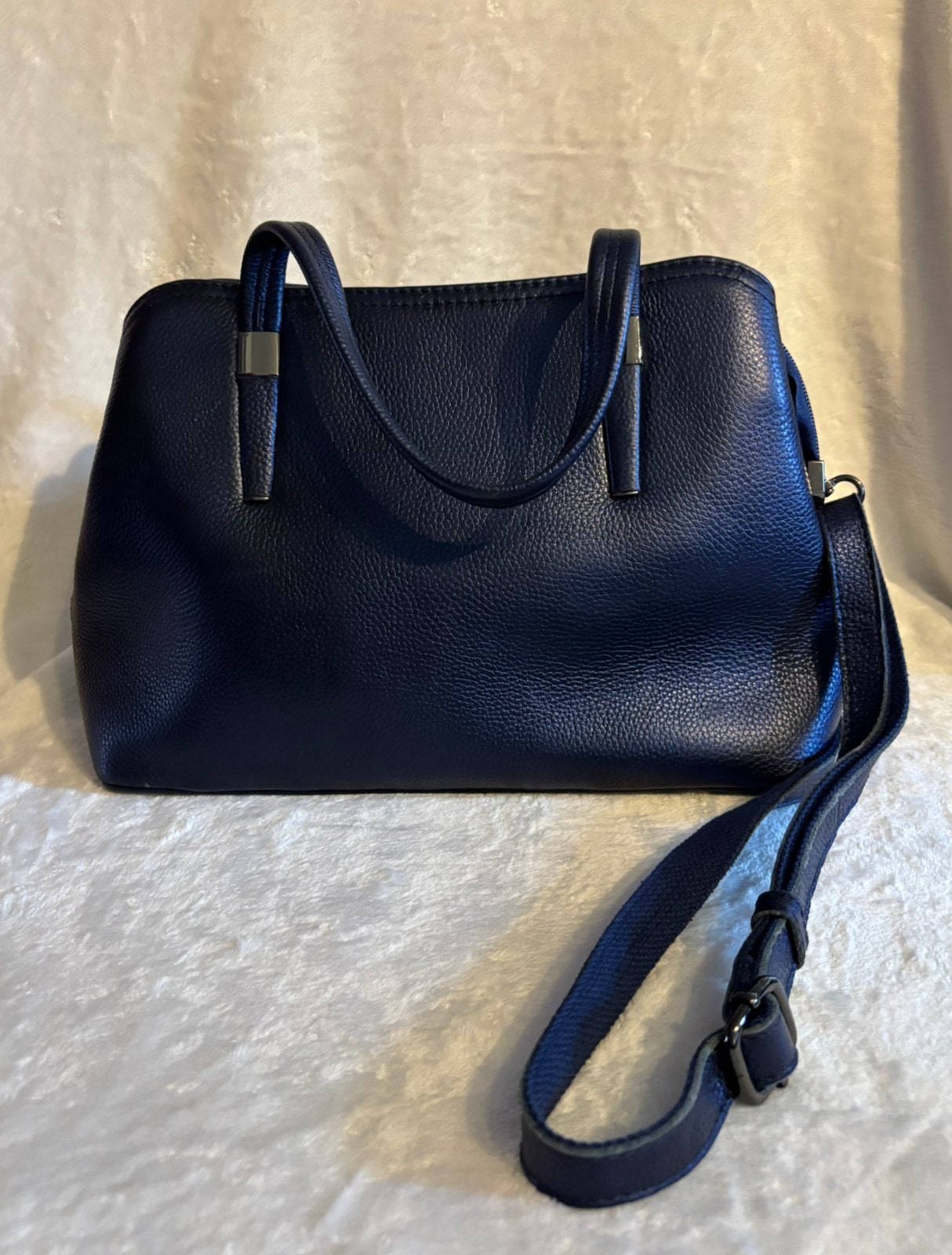 Blauwe tas, Ophalen of Verzenden, Gebruikt, Blauw, Handtas