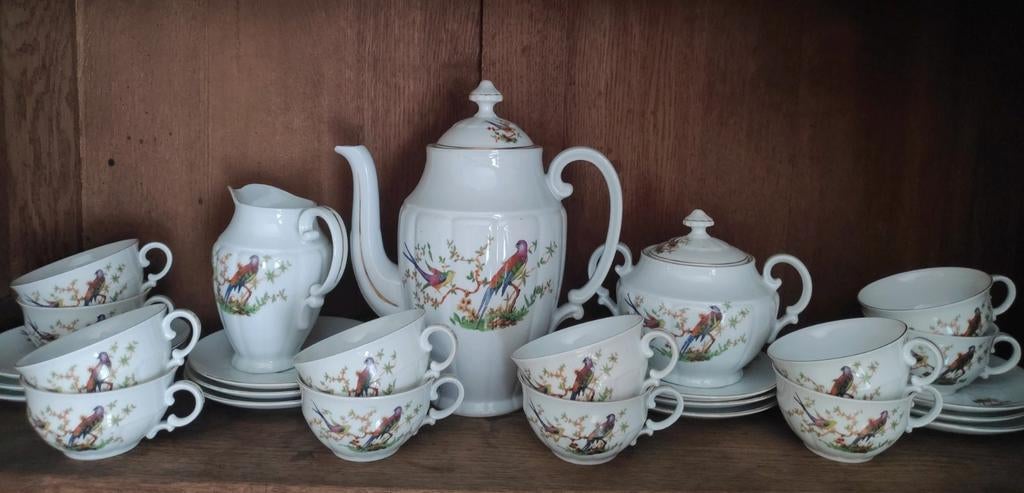 Service à café Victoria China Czechoslowakia, Antiek en Kunst, Ophalen
